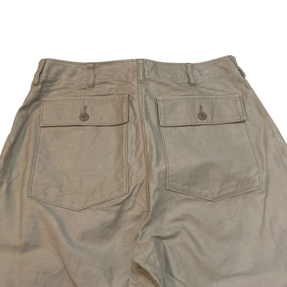 パンツ blurhms 23SS Cotton Satin Baker Pants blurhms ROOTSTOCK Cotton Satin Baker Pants / Olive