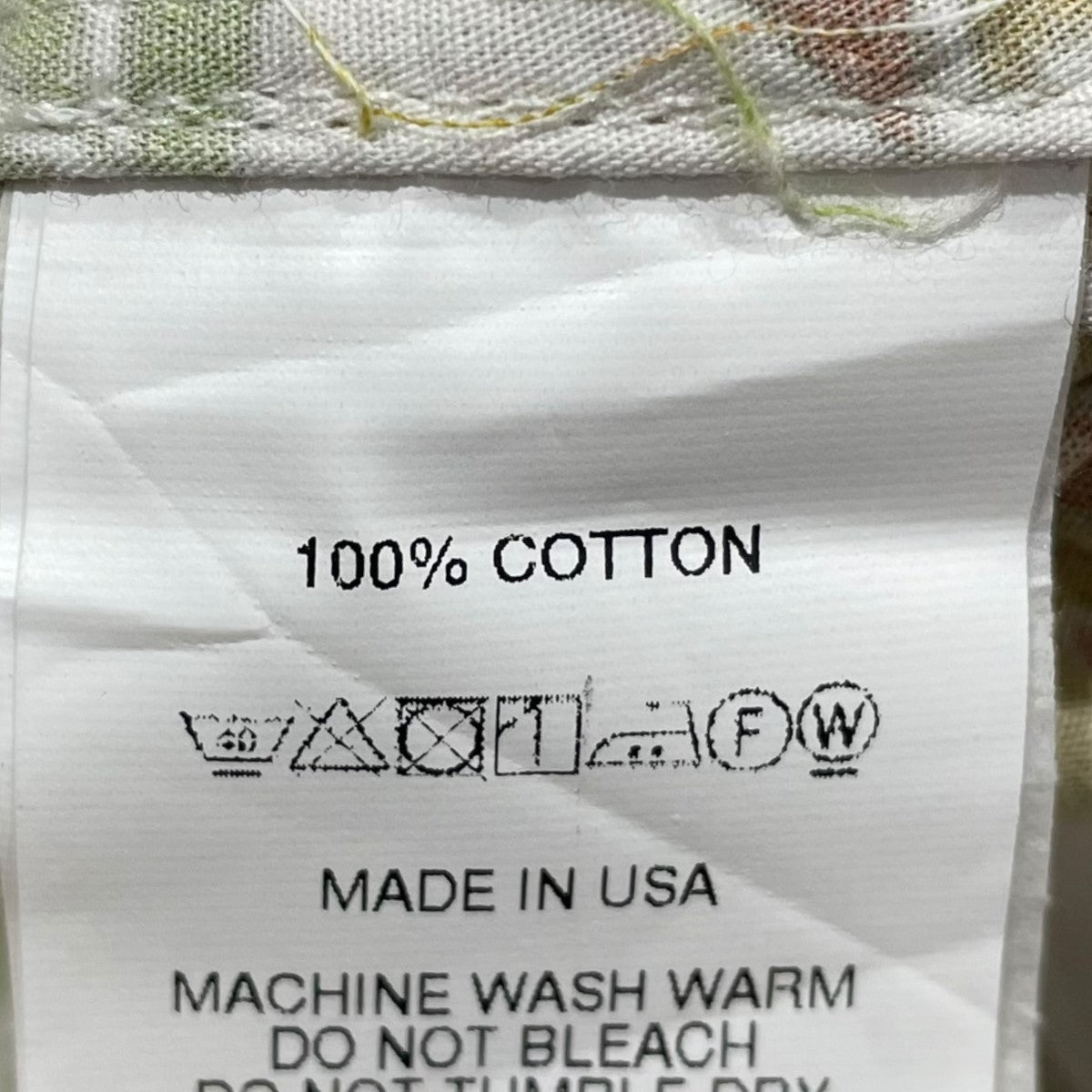 フラワープリント ボタンダウンシャツ