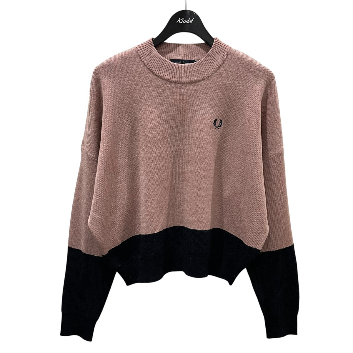 アウトレットFred Perryフレッドペリー新品ニット FRED PERRY(フレッドペリー) バイカラーニットセーター K6107