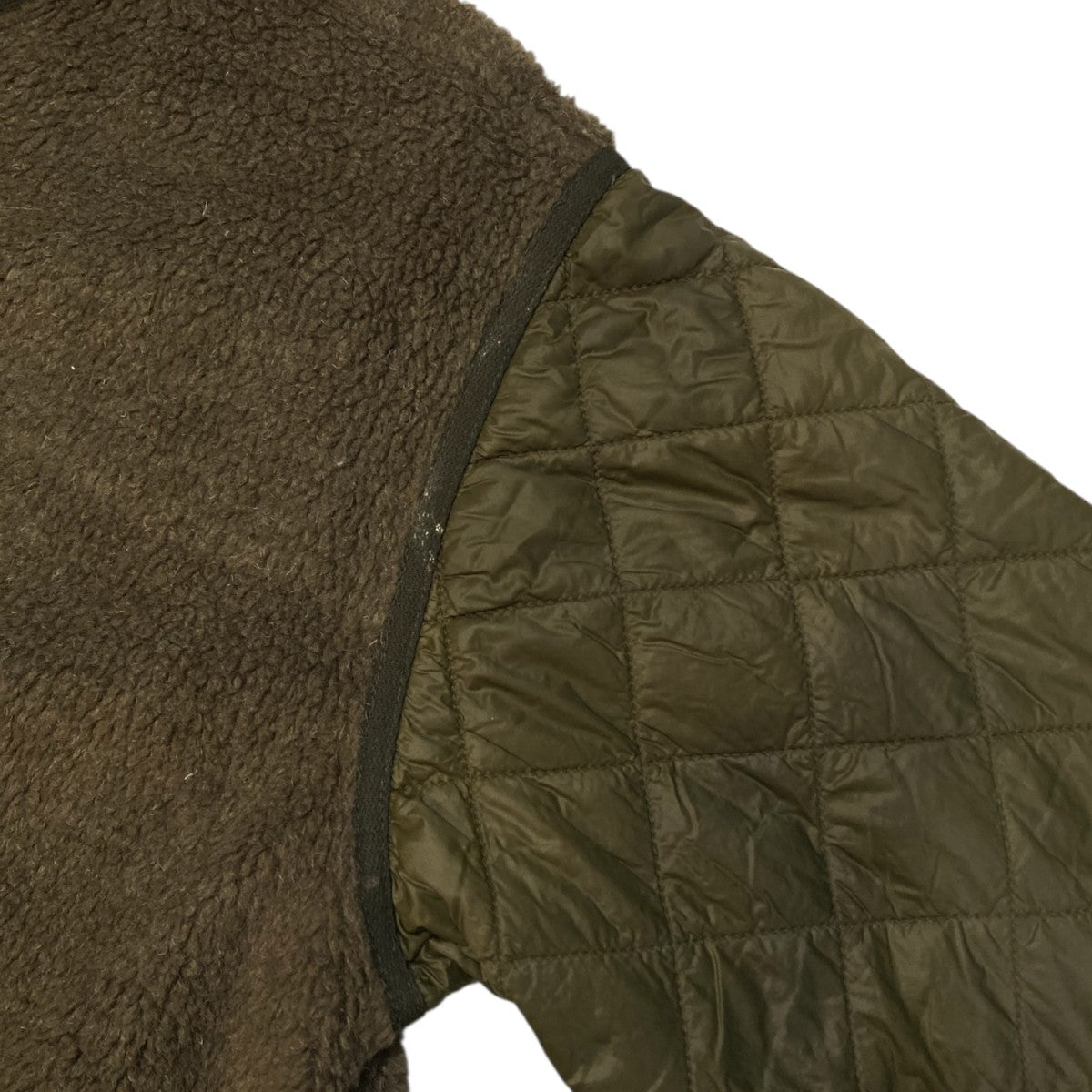 Barbour Heritage + Flight Hybridキルティングボアライナージャケット242MLI0055 古着・中古-4枚目のアイテム画像