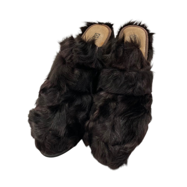 MAISON EUREKA(メゾンエウレカ) ファーミュールサンダル ブラウン