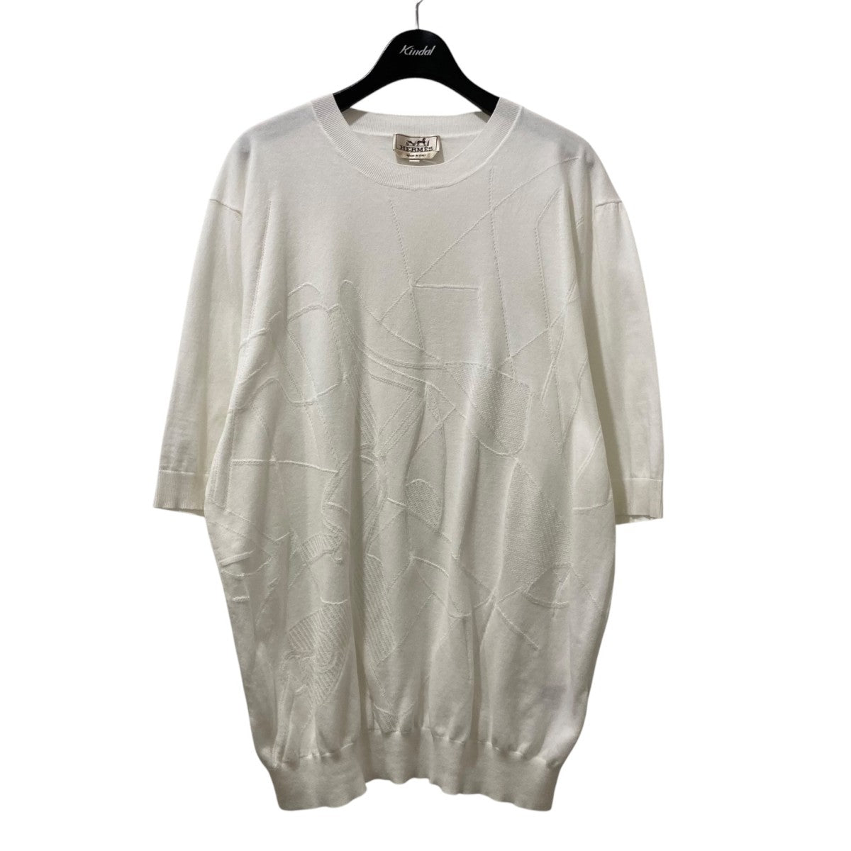HERMES 半袖ニット 古着・中古-1枚目のアイテム画像