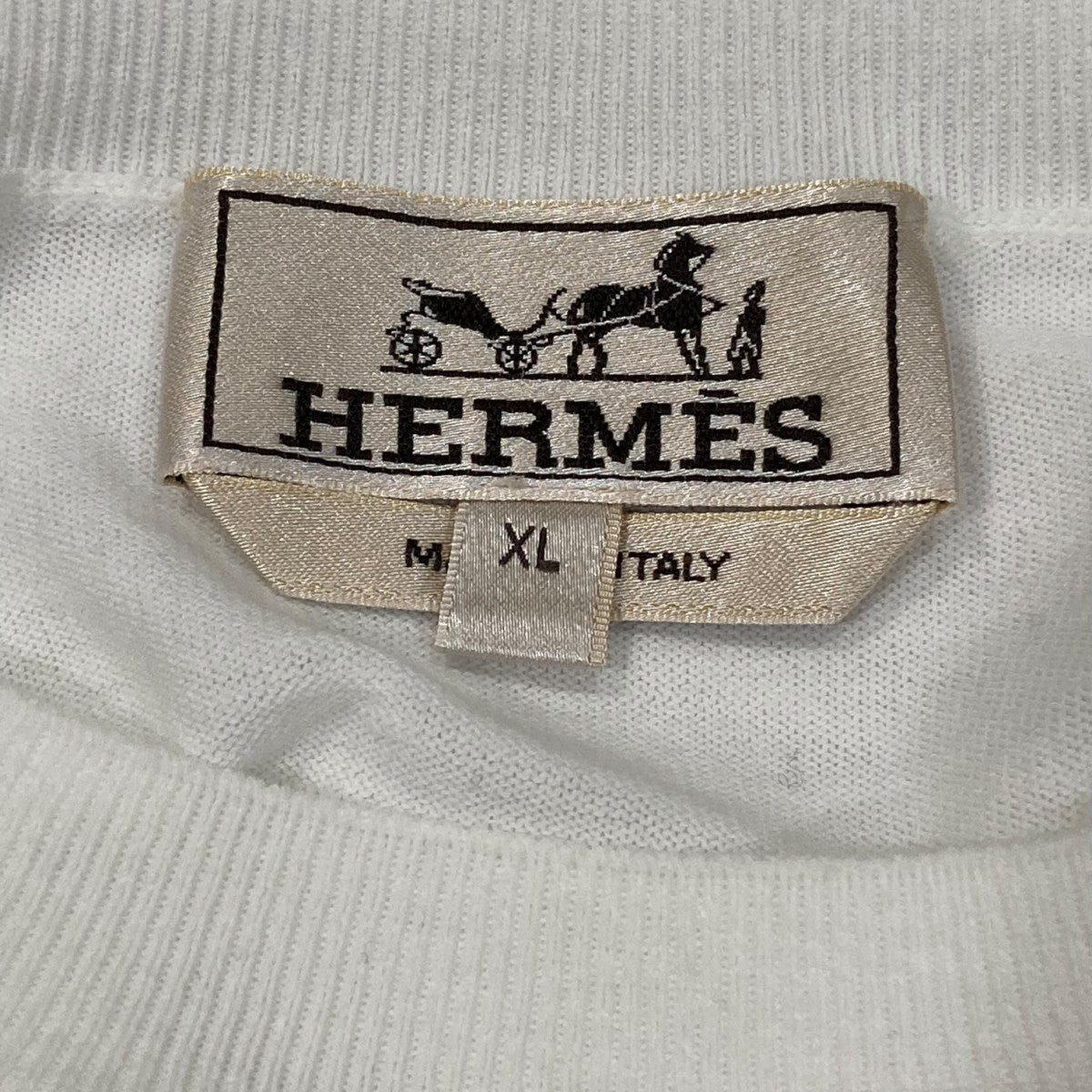 HERMES 半袖ニット 古着・中古-6枚目のアイテム画像