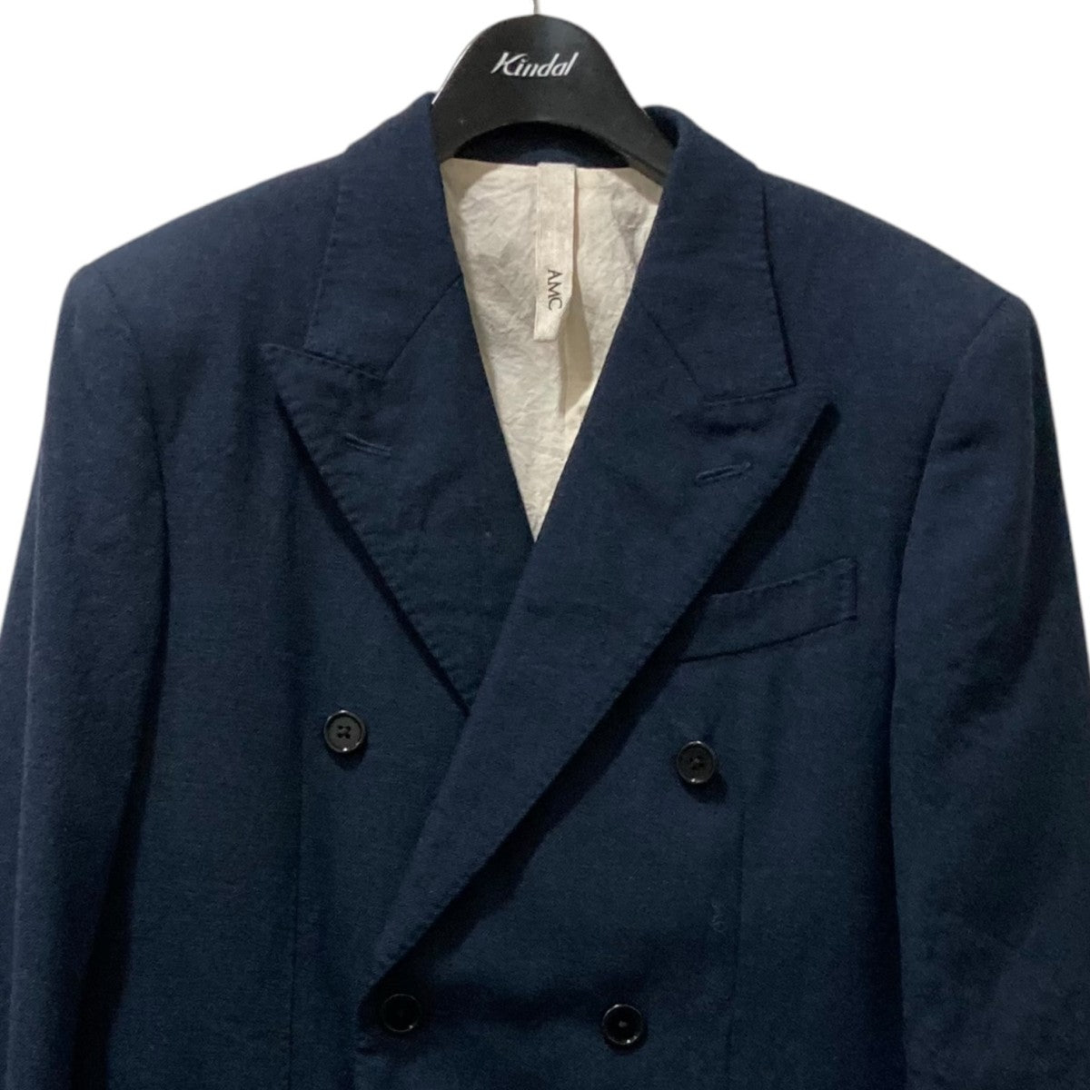 AMC Bryan - Wool Sergeテーラードジャケット 古着・中古-3枚目のアイテム画像