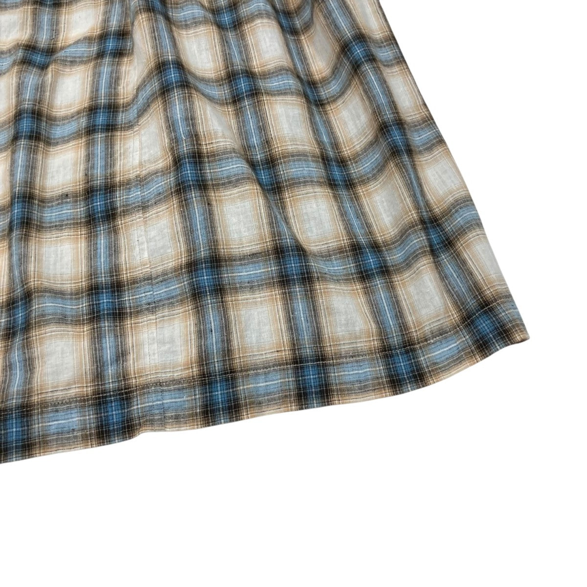 45R(フォーティファイブアール) インドカディチェックのギャザー