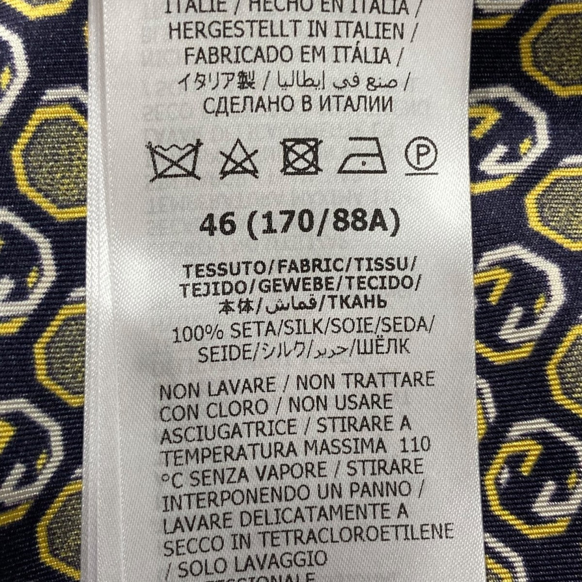 GUCCI グッチ　カットソー　ゴールドスパンコールリボン　イタリア製　コットン GUCCI(グッチ) / Tシャツ/XXS/コットン/IVO/プリント/バンビ