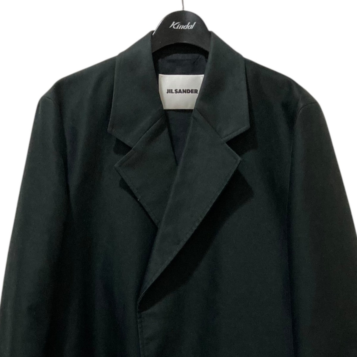 JIL SANDER】「TIPTON LOGO VISCOSE COAT 」 バックロゴステン