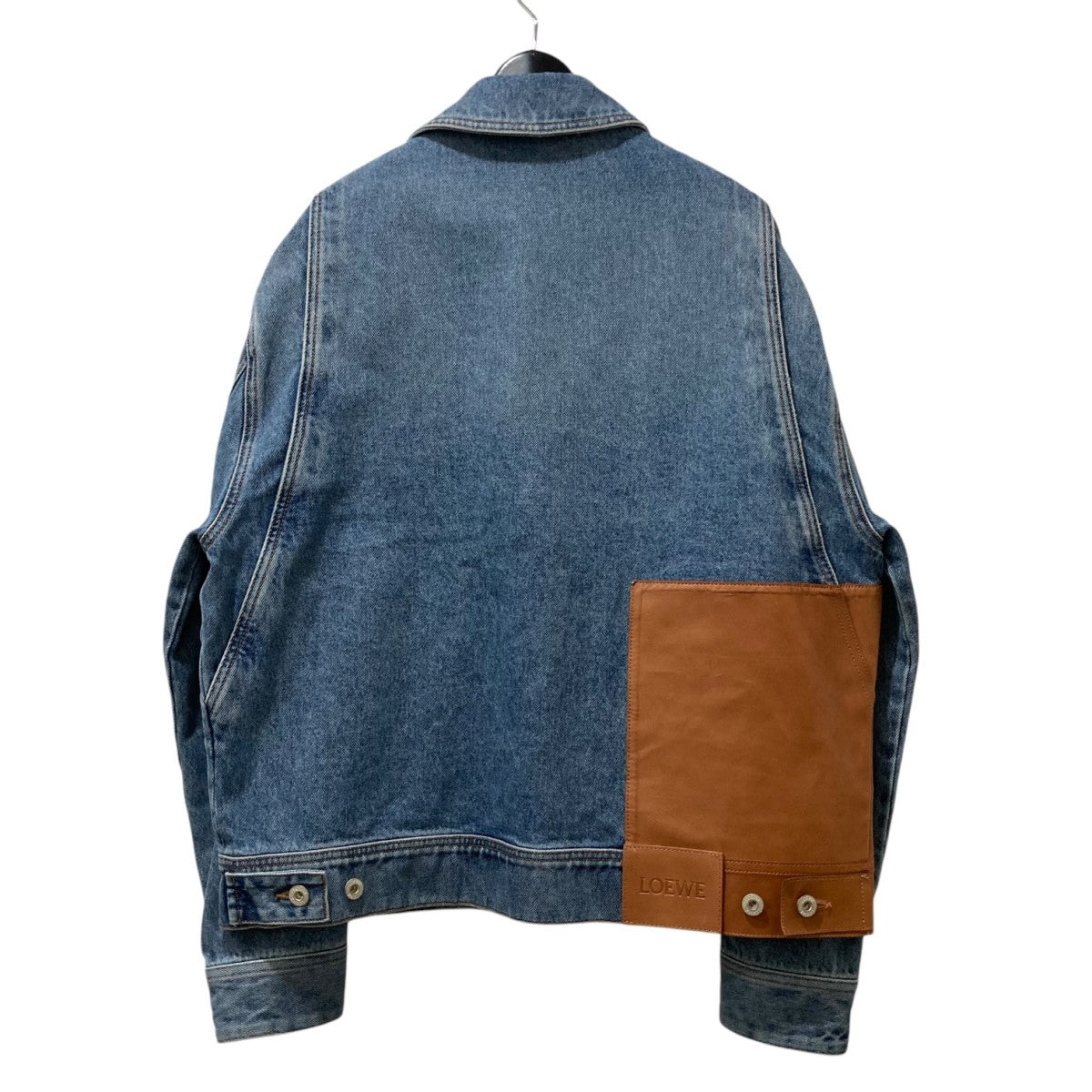 ロエベ デニムジャケット LOEWE H526Y02WA4 5100ブルー サイズ48 ロエベ デニムジャケット メンズ LOEWE H526Y02WA4 5100 ブルー