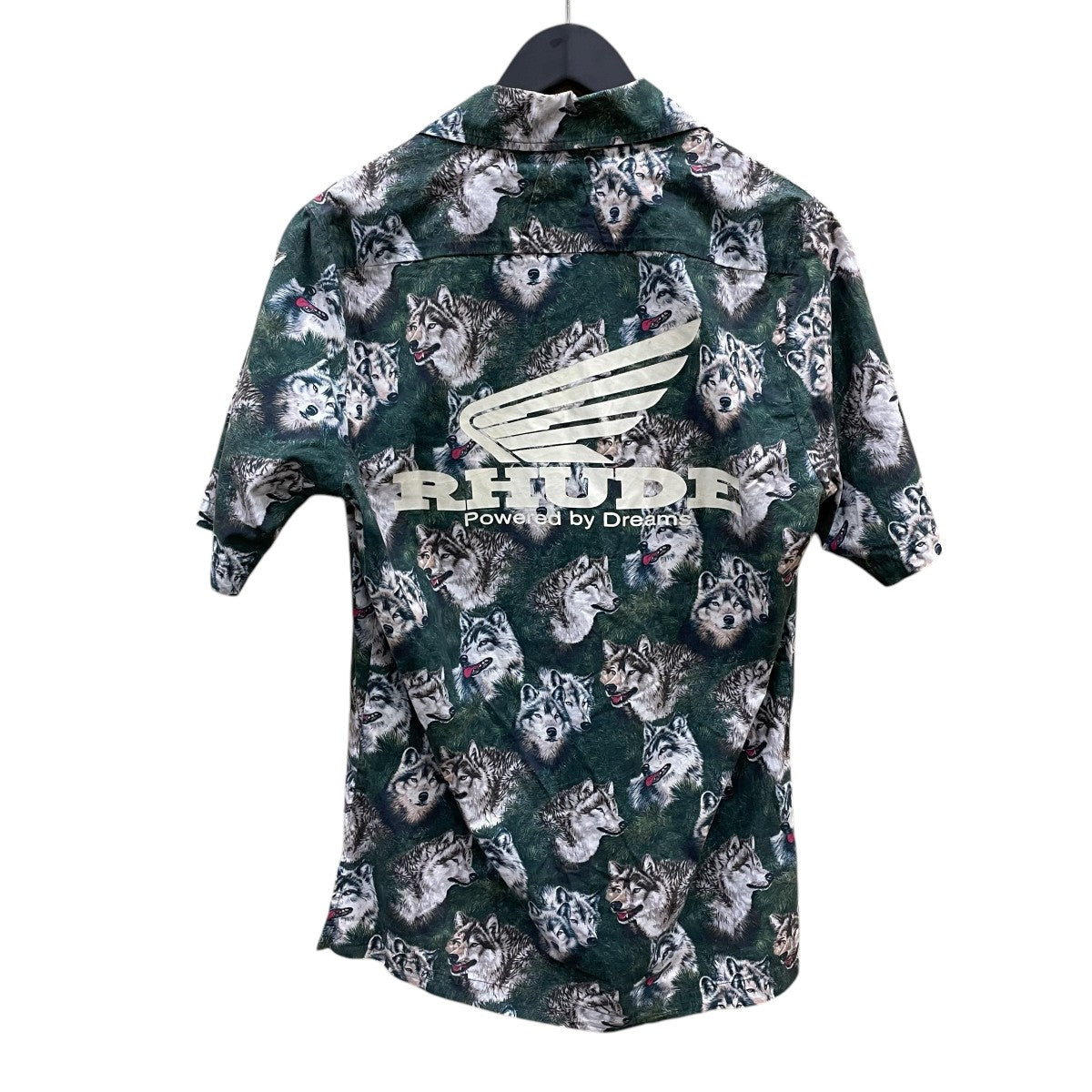 RHUDE アニマル柄半袖グラフィックシャツ 古着・中古-2枚目のアイテム画像