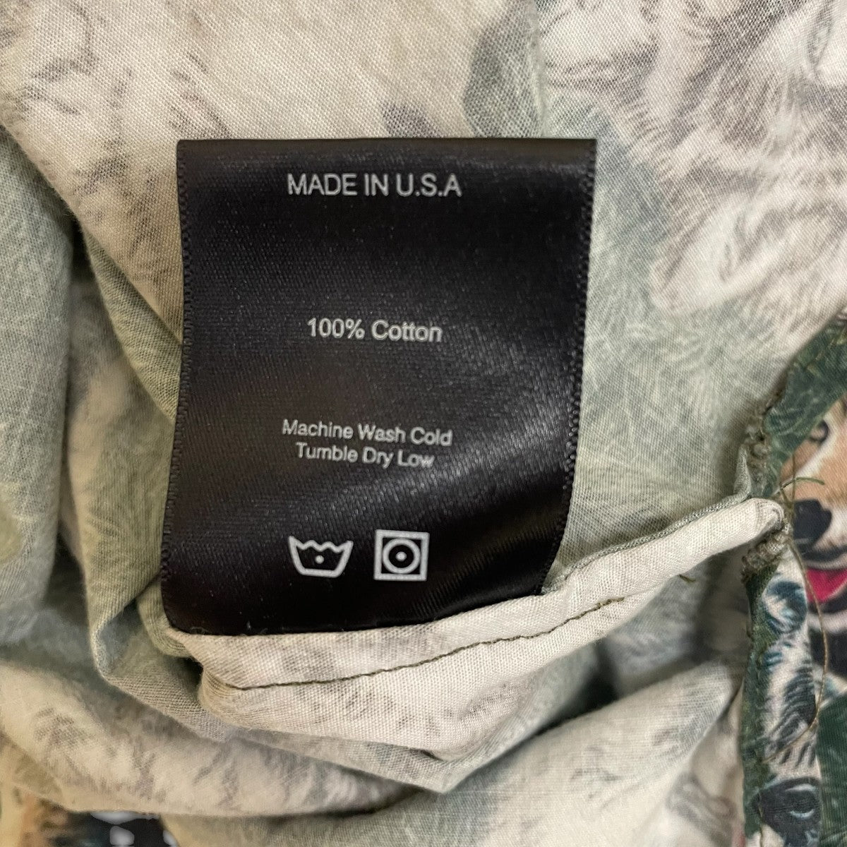 RHUDE アニマル柄半袖グラフィックシャツ 古着・中古-6枚目のアイテム画像
