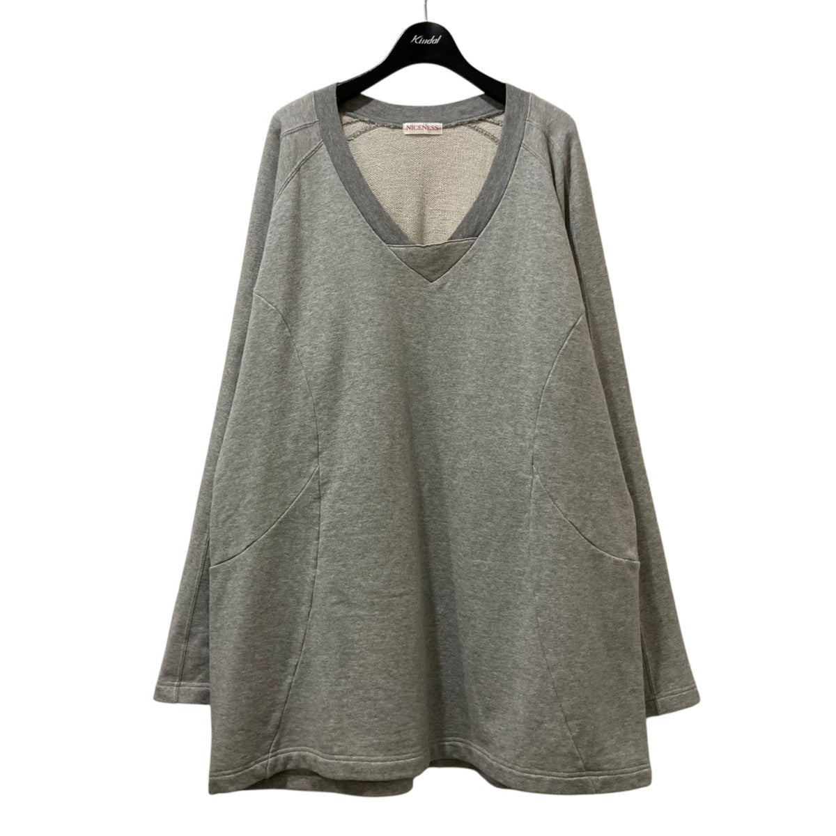 パリコレクション NICENESS(ナイスネス) HOLLS-Hockey Sweat ShirtVネック トップス
