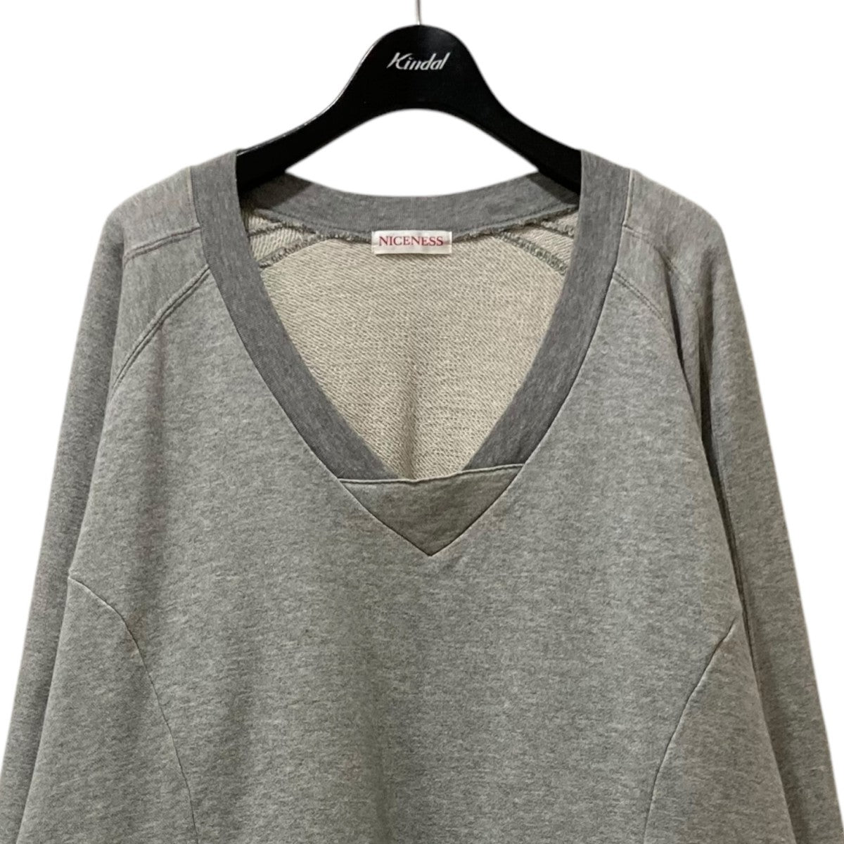 NICENESS(ナイスネス) HOLLS-Hockey Sweat ShirtVネック