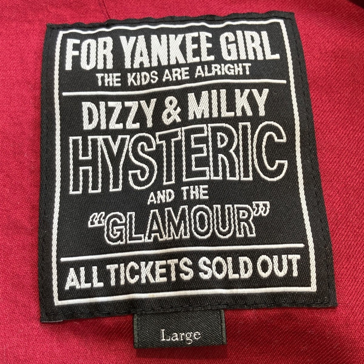 今季ヒステリックグラマー☆HYSTERIC GIRLS ジャケット X-girl エックスガール × HYSTERIC GLAMOUR LINE JACKET