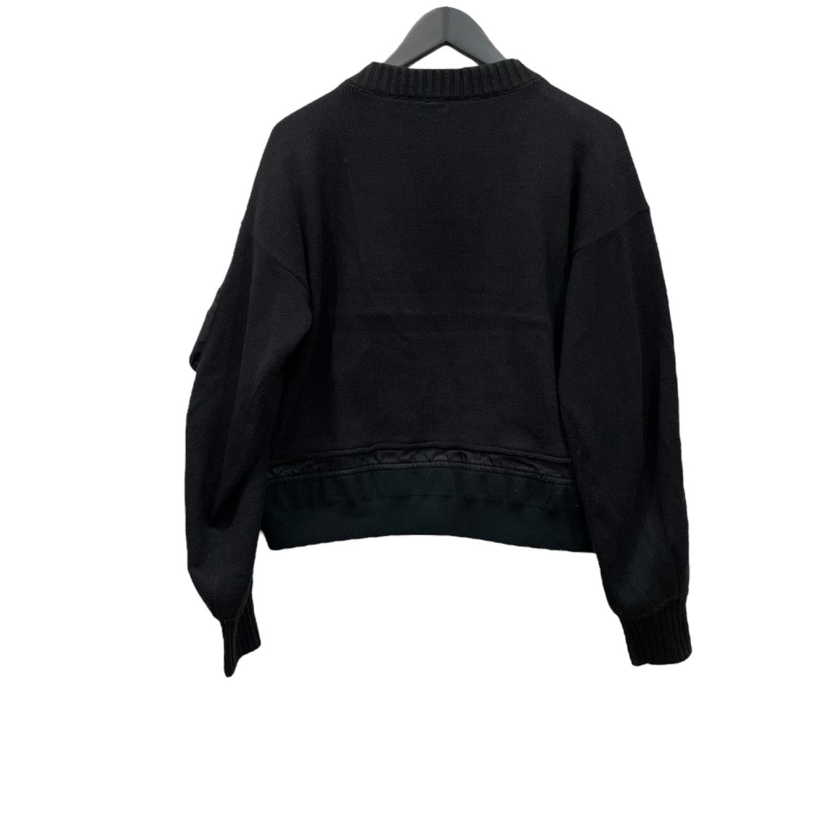 sacai(サカイ) MA-1 ドッキングニット 20-04859 20-04859 ブラック