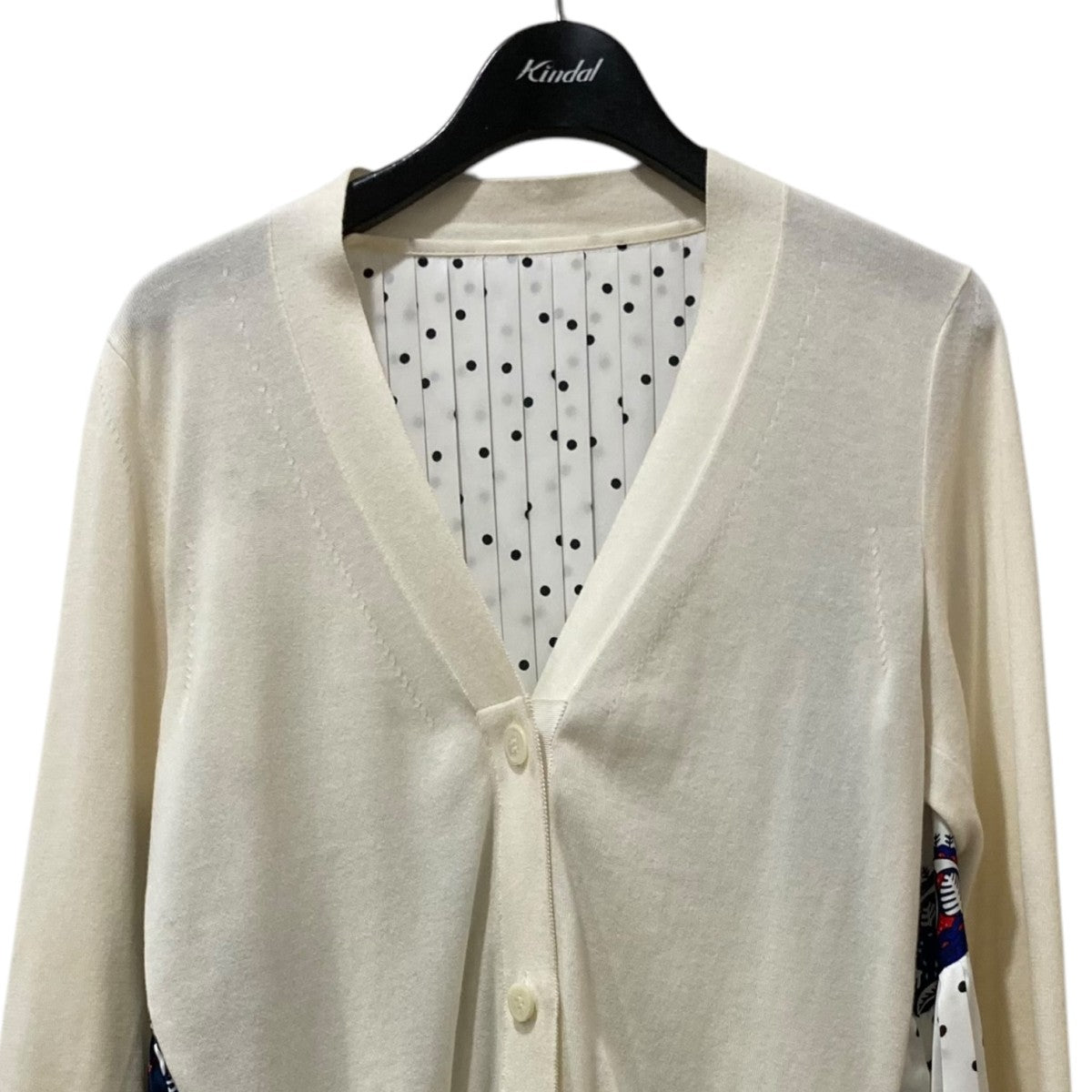 sacai(サカイ) バックスカーフニットカーディガン 21-05437 21