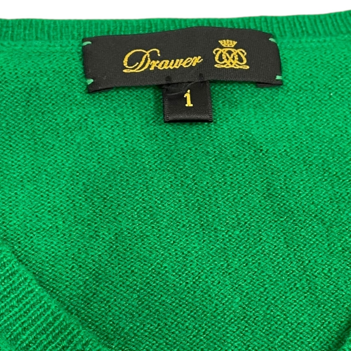 Drawer カシミヤフリンジVネックニット6513-106-0831 古着・中古-6枚目のアイテム画像