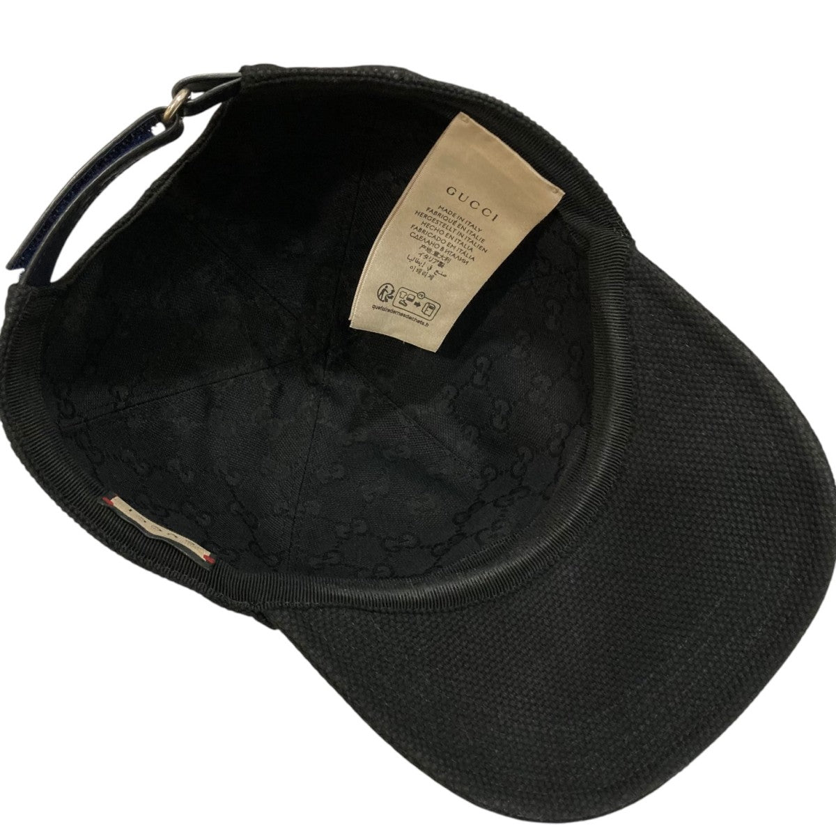 グッチ　GUCCI キャップ　ブラック　XL 60 GUCCI(グッチ) キャップ777373 777373 ブラック サイズ M