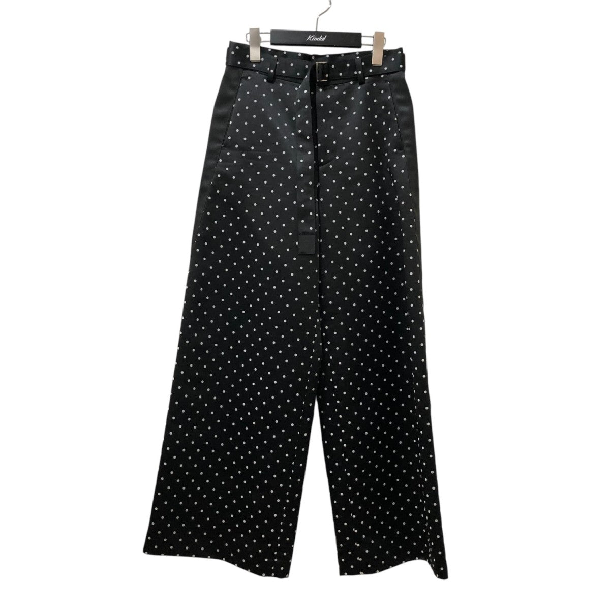 sacai(サカイ) Polka Dot Flock Print Pantドットワイドパンツ23