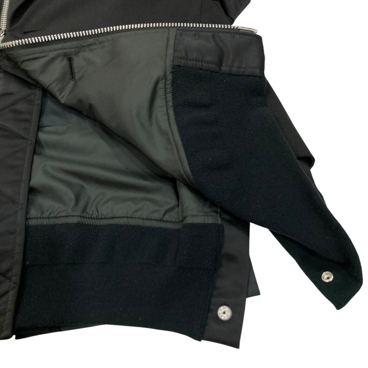 sacai デニムミックスブルゾン 新品未使用 sacai/サカイ】より21AWアイテムデニム ドッキングブルゾンが