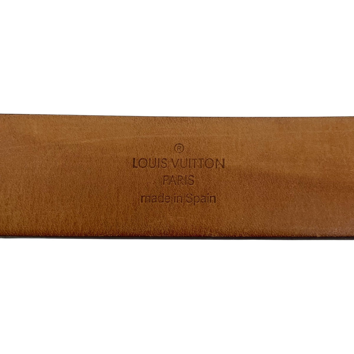 Louis Vuitton ルイヴィトン レザーベルト LV ピラミッド