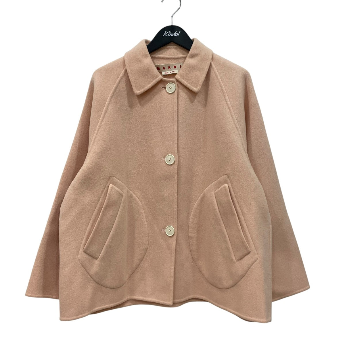 MARNI(マルニ) ウールステンカラーショートコート GIMA0149K0