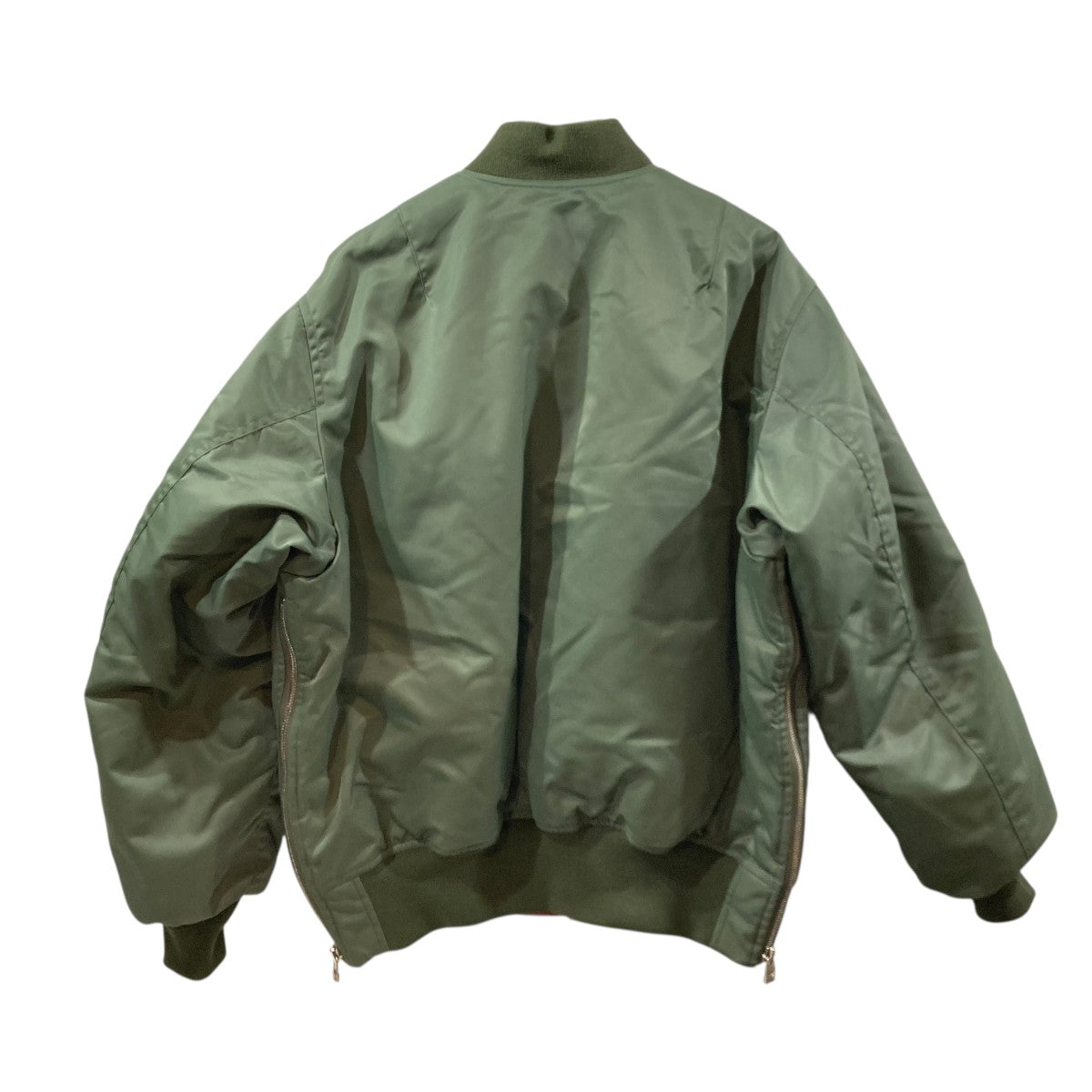 WEWILL(ウィーウィル) 24AW4ZIP MA-1ボンバージャケットW-013-3001 W