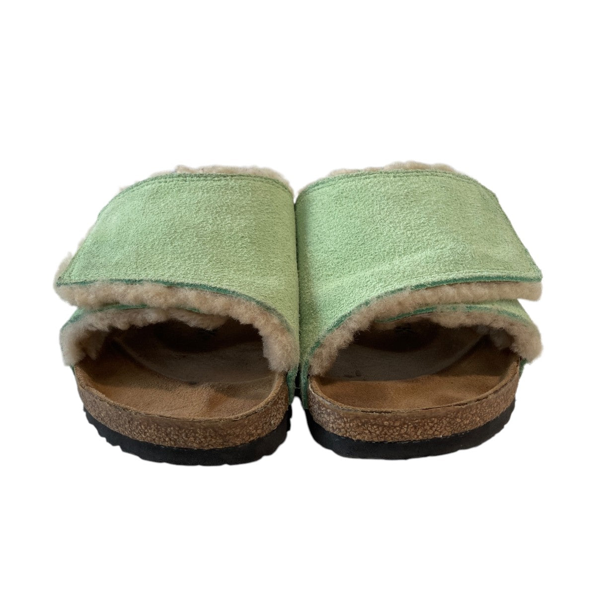 BIRKENSTOCK グリーンサボサンダル 41 birkenstock サボ サンダル グリーン スーパービルキー - メルカリ
