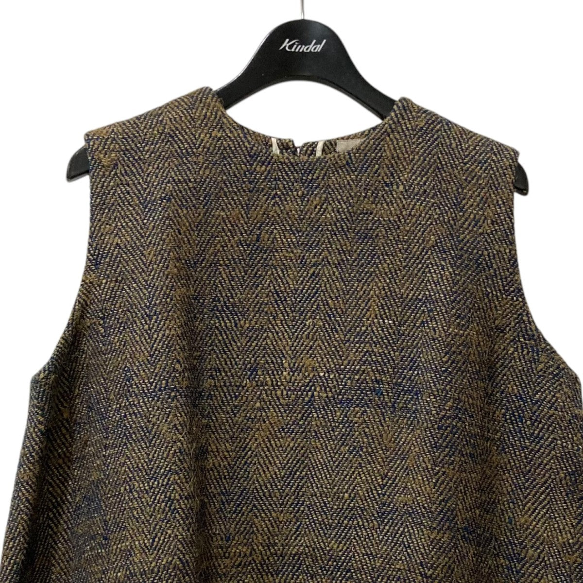 45R(フォーティファイブアール) 藍インドシルクツイードキャミソール