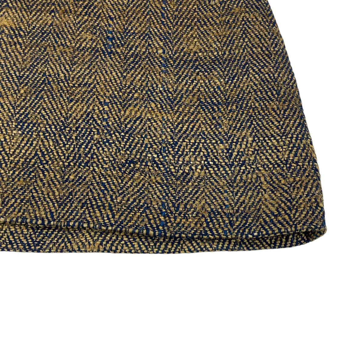 未使用45r 藍インドリネンシルクツイードキャミソールインディゴ 45R(フォーティファイブアール) 藍インドシルクツイード