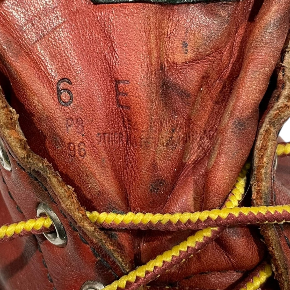 カインドオルオンライン 90s レザーブーツ 6-inch Classic Moc Irish Setter 875 表半円犬タグ６インチクラシックモック アイリッシュセッター 古着・中古-9枚目のアイテム画像
