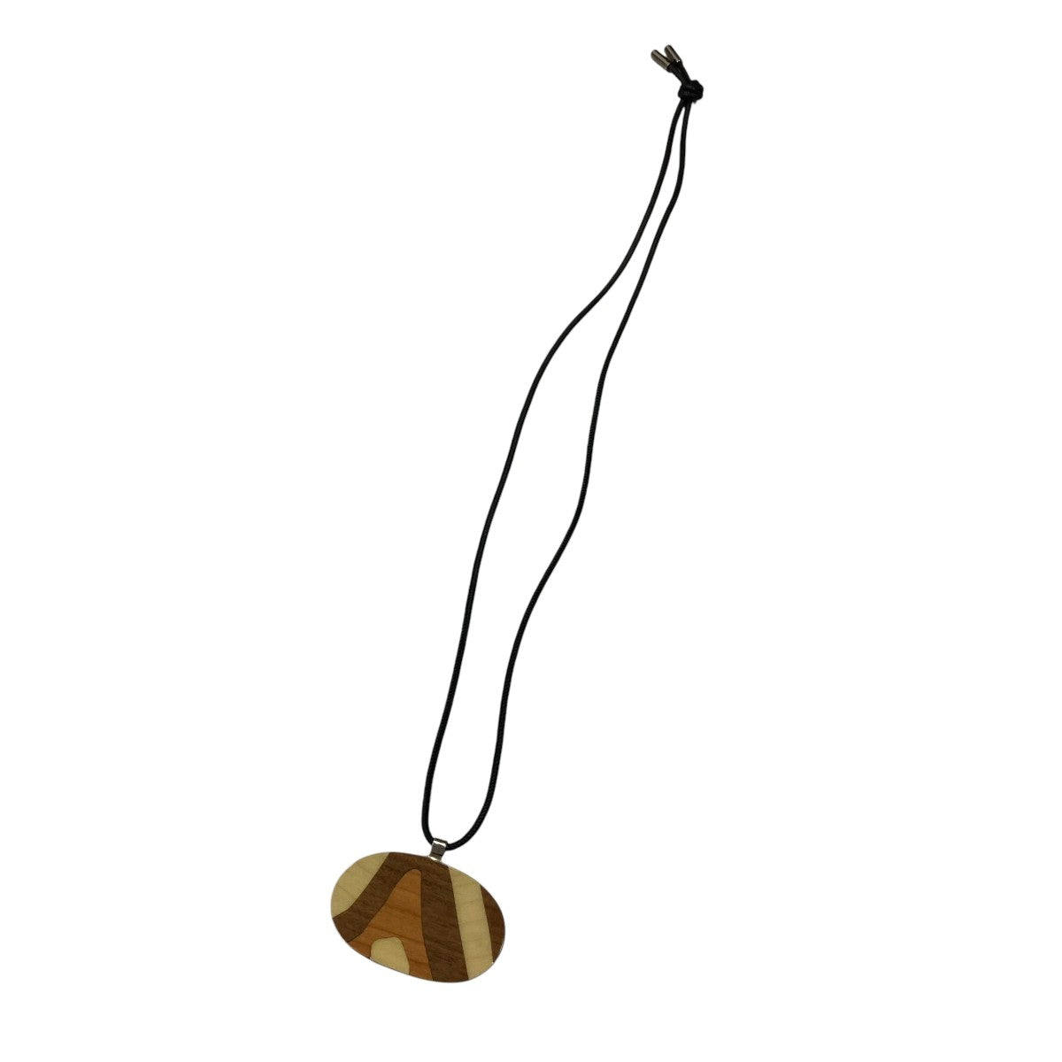 LOEWE(ロエベ) WOODEN NECKLACEネックレス ブラウン×ベージュ