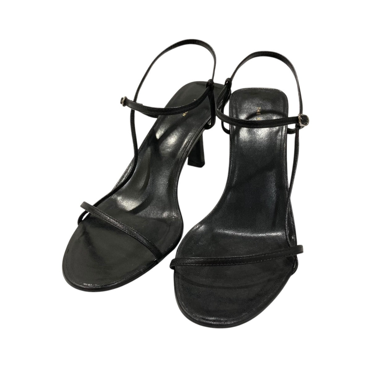 THE ROW(ザロウ) BARE SANDALストラップサンダル ブラック THE ROW(ザロウ) BARE SANDALストラップサンダル ブラック