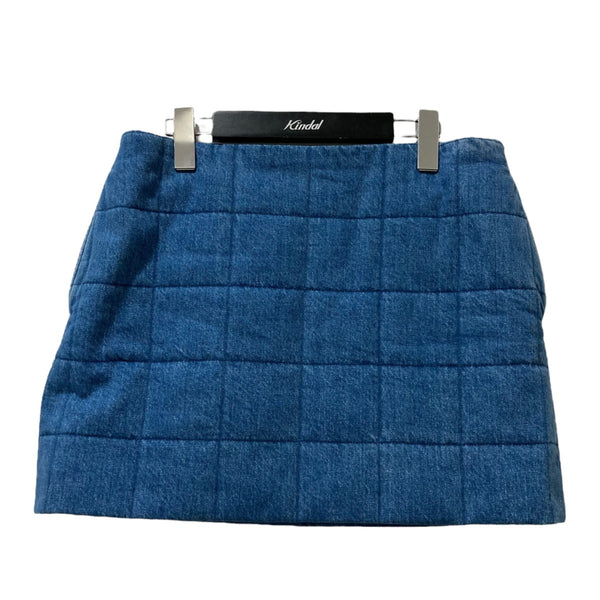 GUCCI(グッチ) Blue Denim skirtキルティングデニムスカート766042