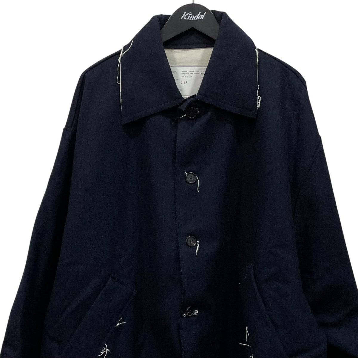 CAMIEL FORTGENS(カミエルフォートへンス) コート ネイビー サイズ M