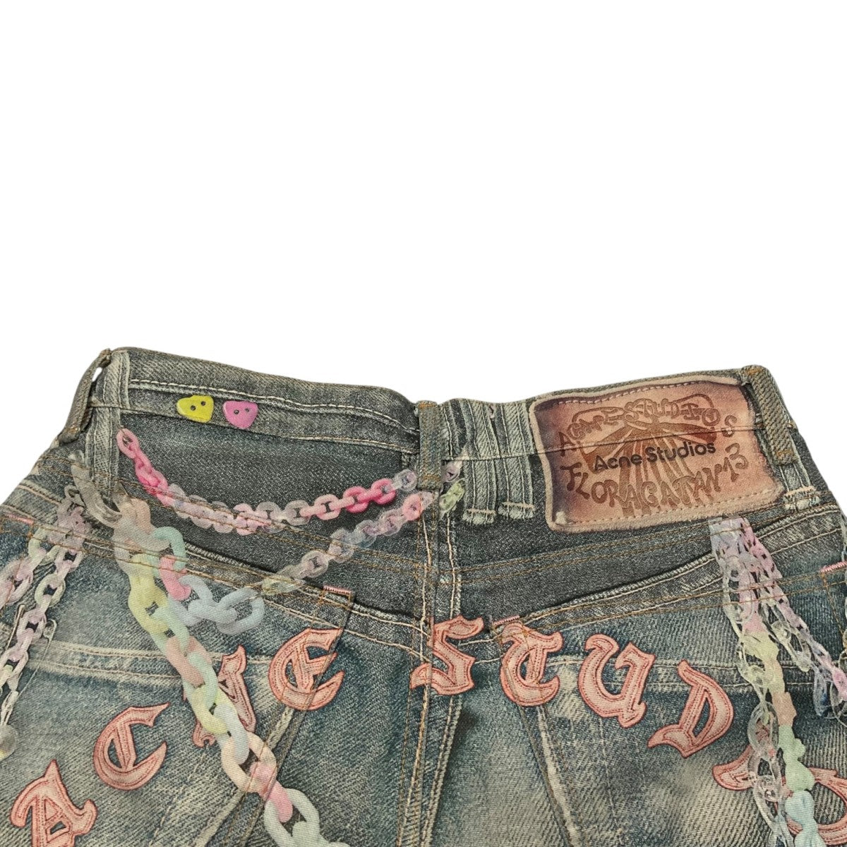 アクネストゥディオズ-Acne Studios-ドットスキニーデニムパンツ ACNE STUDIOS(アクネストゥディオズ) ルーズフィットデニム