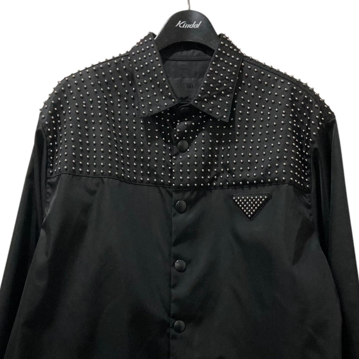 PRADA(プラダ) スタッズナイロンシャツジャケットSC591 SC591