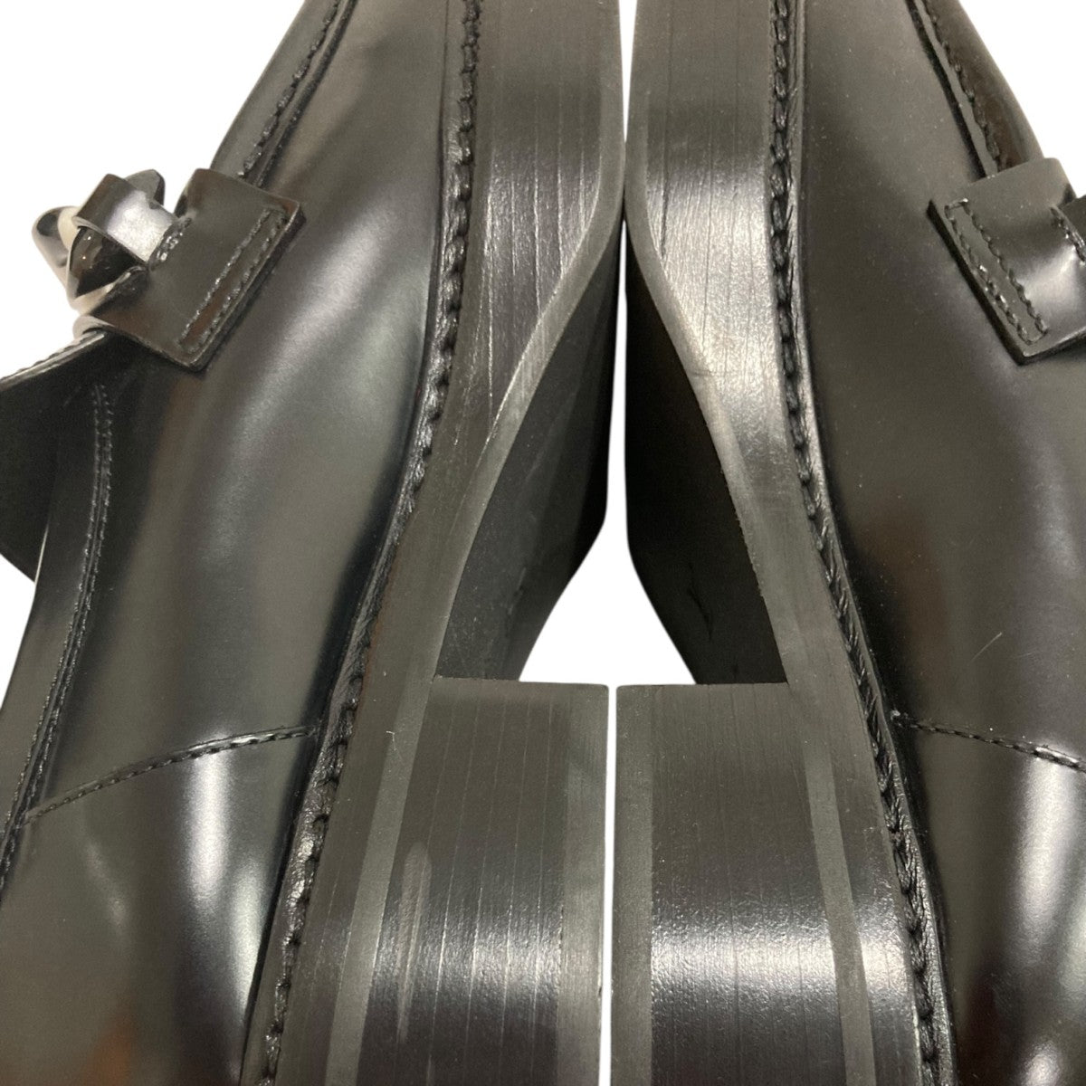新品　ルイヴィトン　Louis Vuitton 黒 ローファー 38 LOUIS VUITTON(ルイヴィトン) ローファー ブラック サイズ 38
