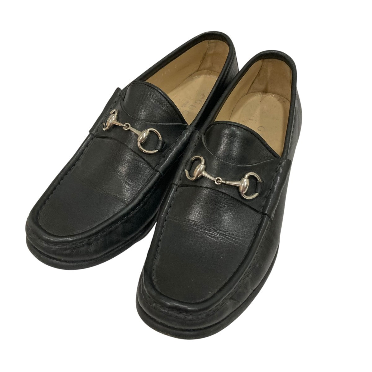 GUCCI(グッチ) ビットローファー ブラック サイズ 37 1/2