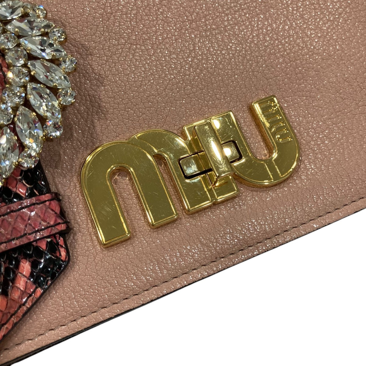 MIU MIU チェーンショルダーバッグ5BF068 古着・中古-6枚目のアイテム画像