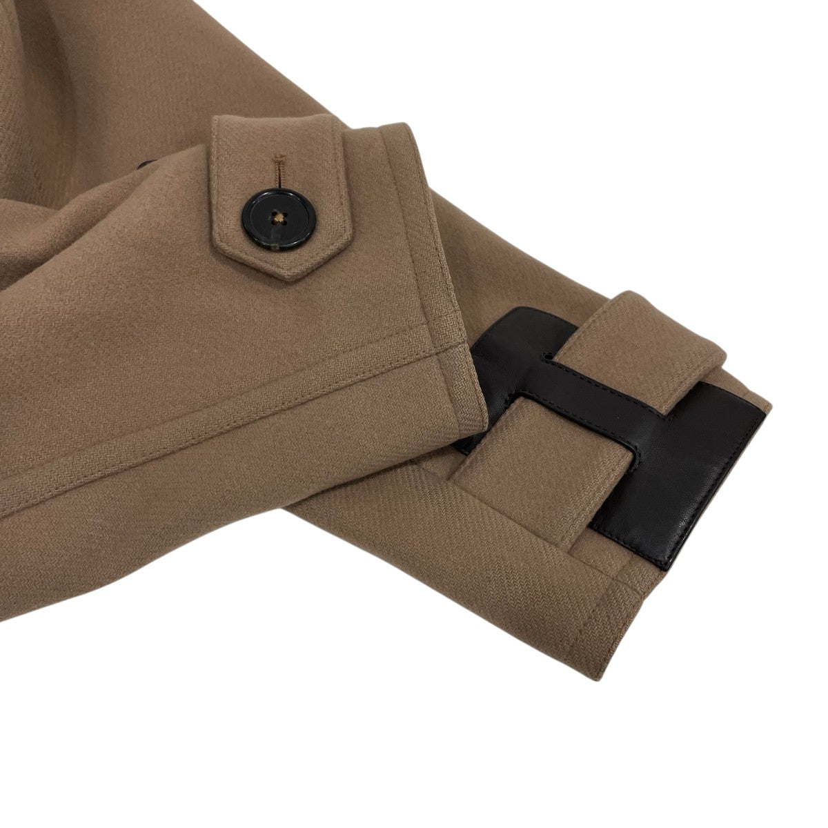 HERMES(エルメス) ダブルブレストウール ピーコート ベージュ サイズ