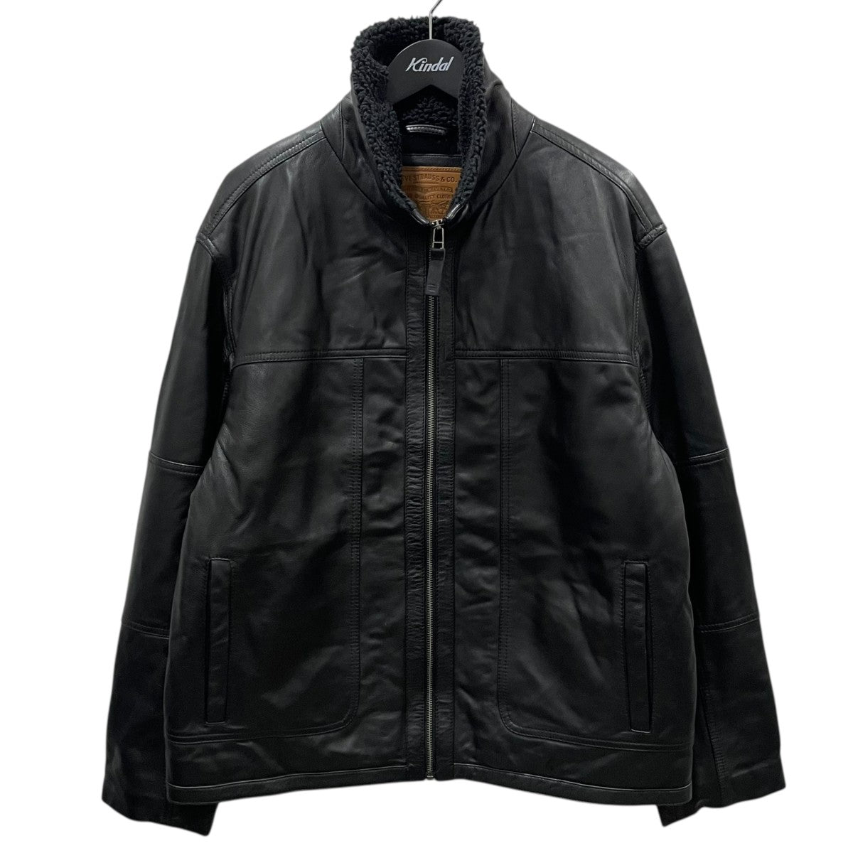 LEVI'S(リーバイス) ジップアップレザー中綿ジャケット CRUZ LEATHER