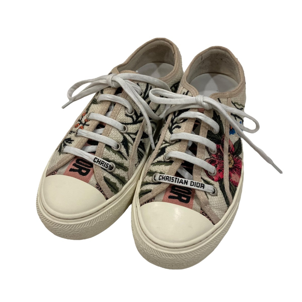 Christian Dior(クリスチャンディオール) walk'n'dior花刺繍スニーカー