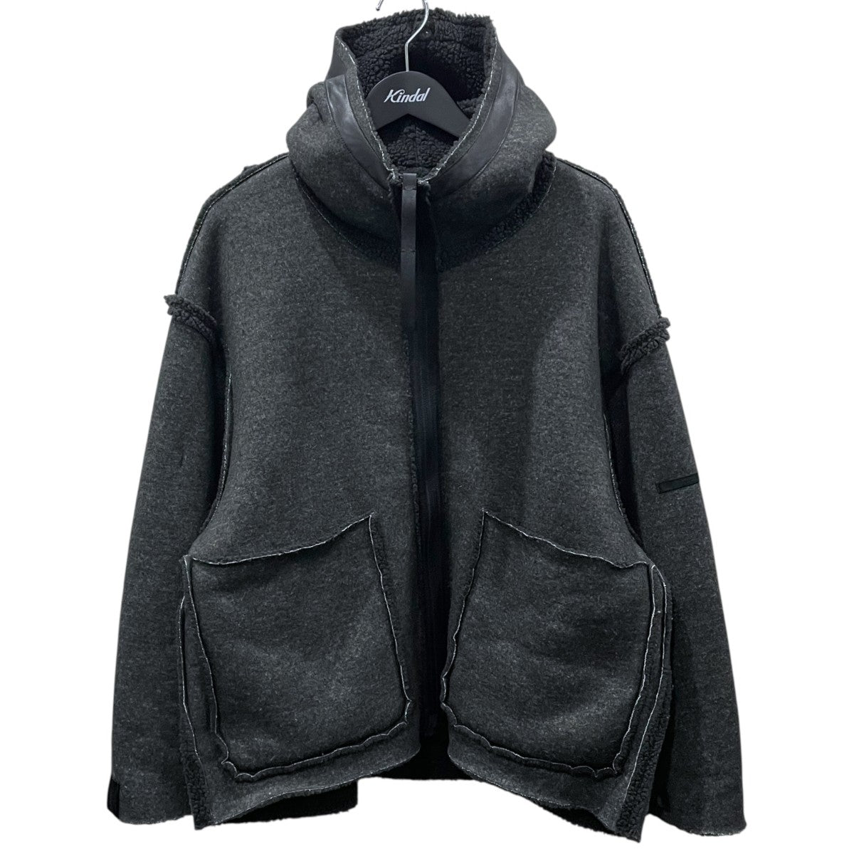 N.HOOLYWOOD / 21AW/REVERSIBLE HOODED BLOUSON/38/ポリエステル/BLK/2212-BL04-006 8004001484427_3.jpg?v=