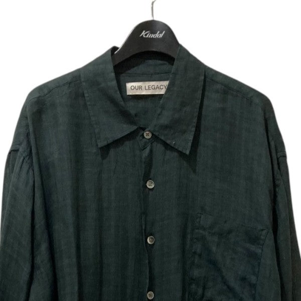OUR LEGACY(アワーレガシー) ABOVE SHIRT Night Check Print