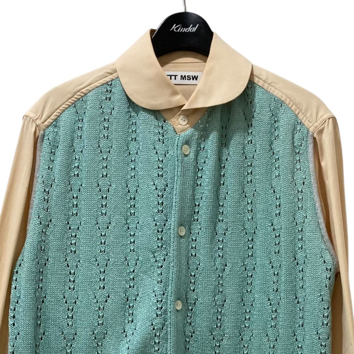 TTT MSW(ティーモダンストリートウエア) Knit Cardigan Docking