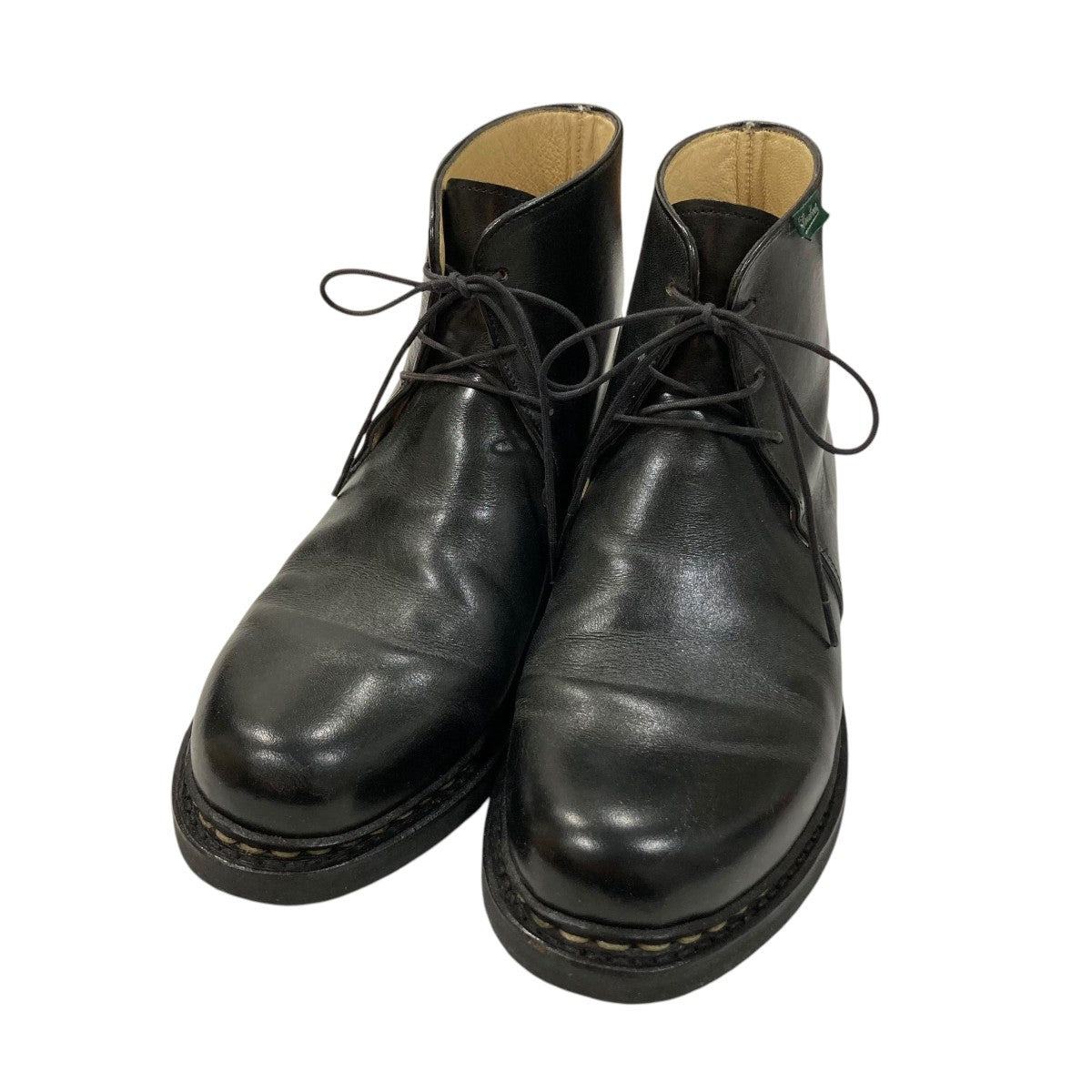 27.5【中古】Paraboot nanamica ブラック チャッカブーツ