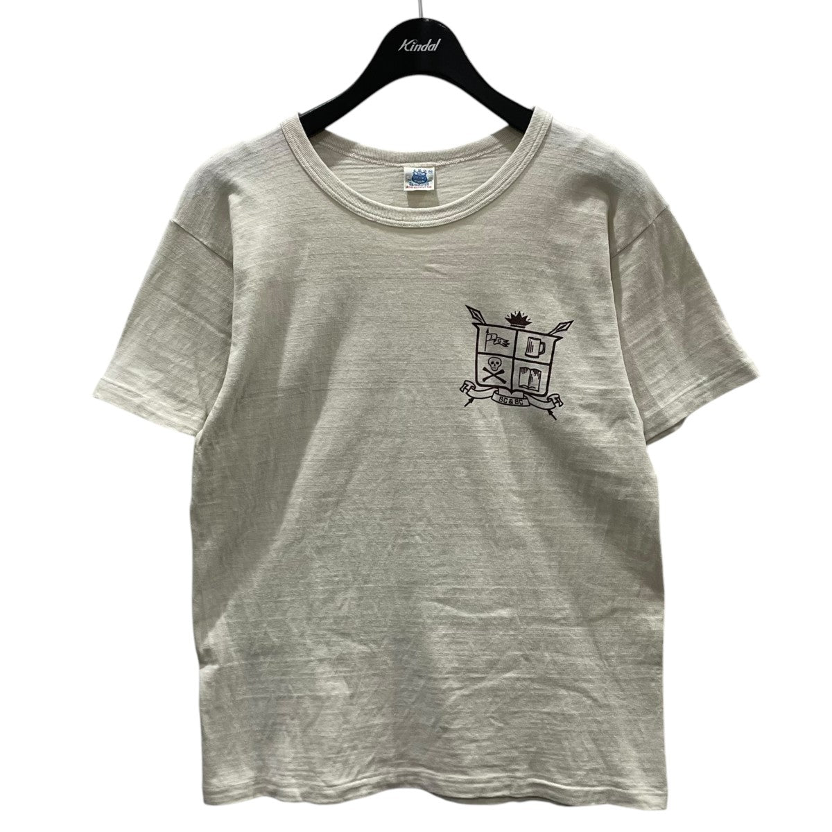 豪華ラッピング無料 WAREHOUSE(ウエアハウス) プリントTシャツ クリーム サイズ M Tシャツ