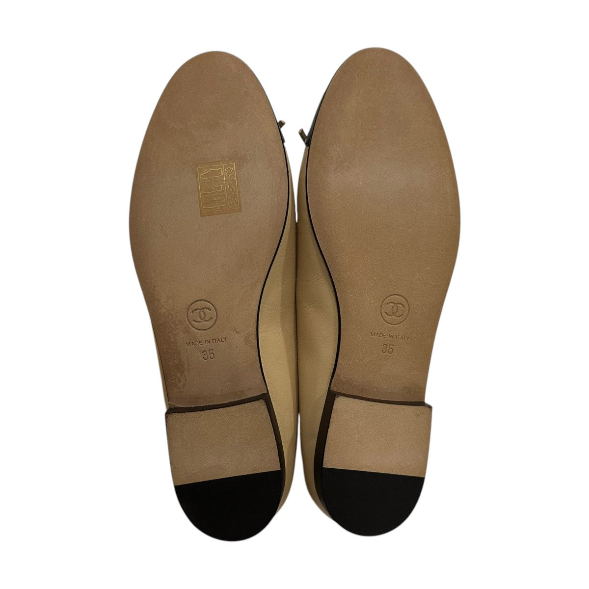 CHANEL(シャネル) バレリーナフラットシューズ ベージュ CHANEL(シャネル) バレリーナフラットシューズ ベージュ
