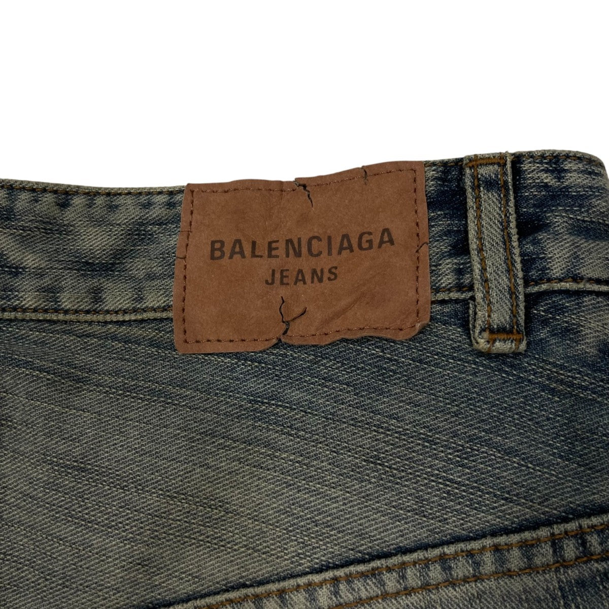 BALENCIAGA(バレンシアガ) Pull-up ウォッシュド加工デニム