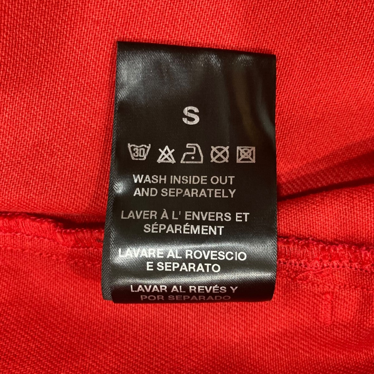 RAF SIMONS(ラフシモンズ) ビッグフィットデニムシャツ192-727B 192